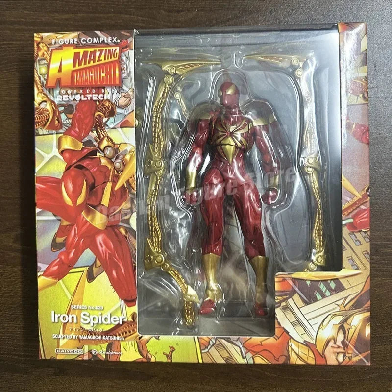 Amazing Yamaguchi Revoltech Agent Venom Action Figure Collection Superhero Eugene Thompson Venom Figurine Model Toys for Gifts