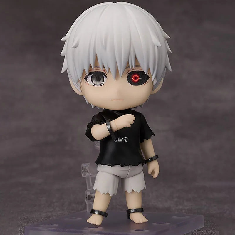 Low price In Stock GSC Original Nendoroid Tokyo Ghoul KEN KANEKI Anime Action Figure Model Toy Gift for Kid Foam Box Packaging