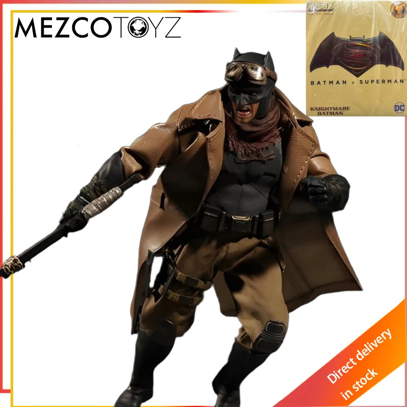 MEZCO TOYZ Original COLLECTIVE Batman Sovereign Knight Ascending Knigh Collectible Action Joint Mobility Figure Model Toys
