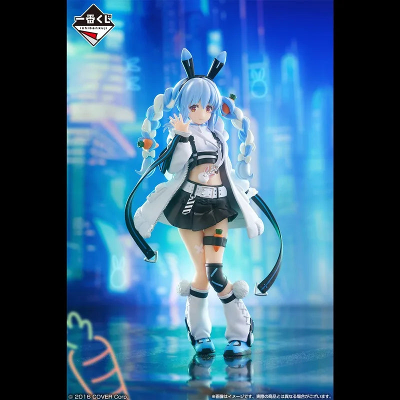 In Stock Original BANDAI Ichiban Hoshimati Suisei Nekomata Okayu Usada Pekora Hakui Koyori Cyberpunk Style Anime Character Toys