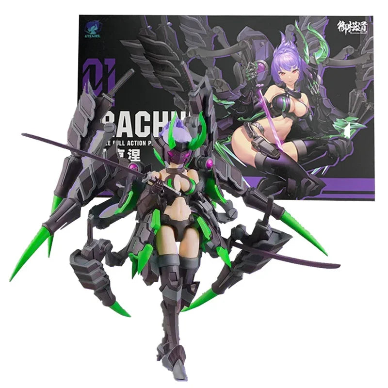 Eastern Model Genuine Mobile Suit Girl Action Figure 1/12 Arachne Collection Model Anime Action Figure Toys for Children