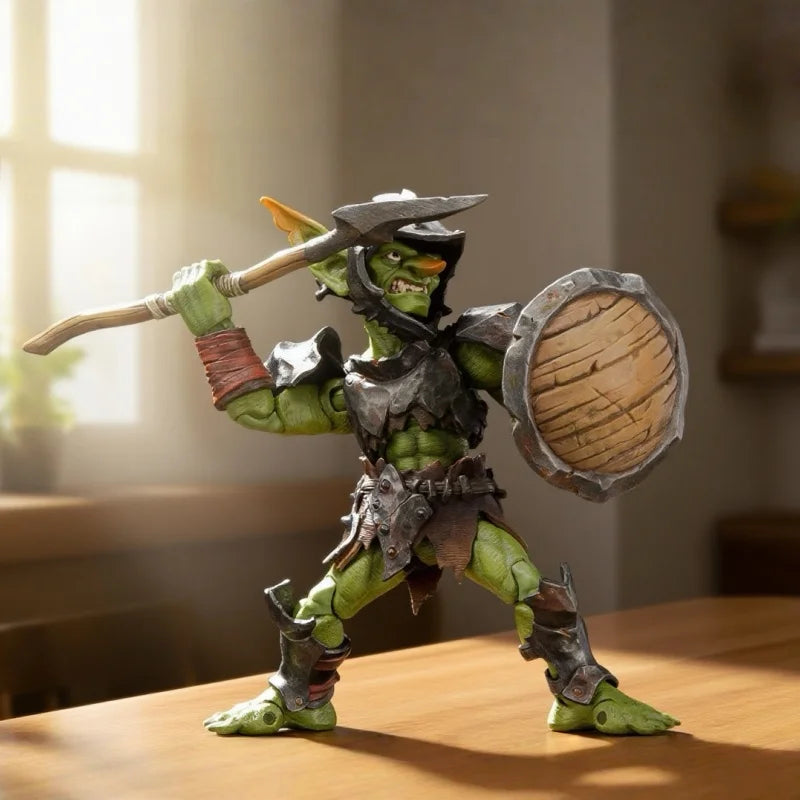 Pre-Sale Metytoyz Goblin Adventure Team Warrior Action Figure Collectible Toy with Movable Joints Trendy World of Warcraft Game
