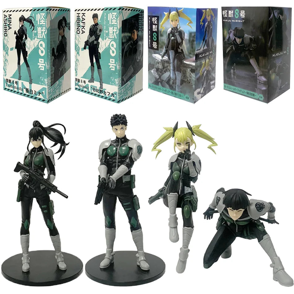 Hot 21cm Kaiju Number Eight Figure Kafka Hibino Stands Monster Form No. 8 Anime Decoration Model Ornaments