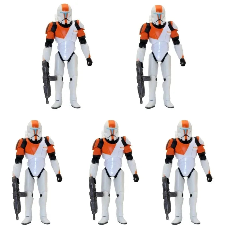 In Stock Lot SW Clone Wars Action Figure Commando Boss 3.75" Loose Anime Figure No Box Collectible Model Desktop Decoration Toys