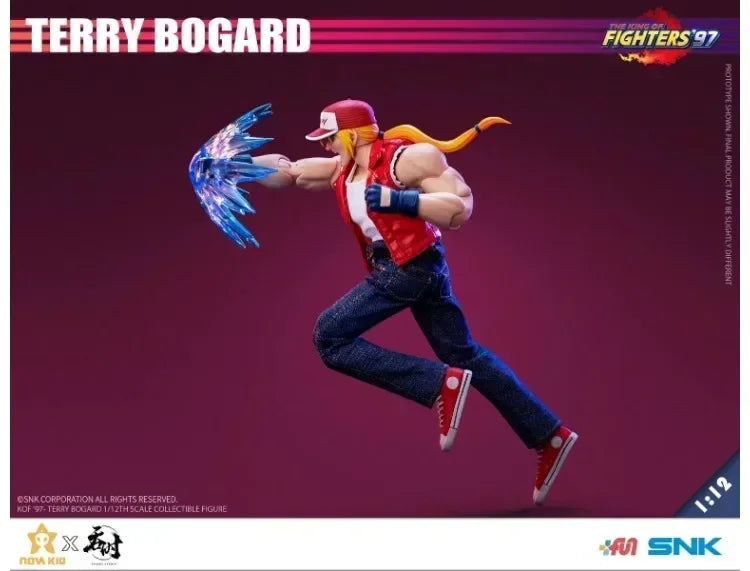 New Stock TUNSHI STUDIO TS-XZZ-005 1/12 Scale Terry Bogard with Double Head Full Set 15.5cm Action Figure Body Model For Fans