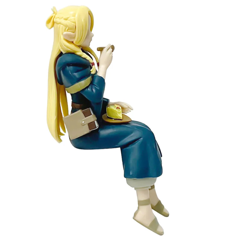 13-15CM Anime Dungeon Laios And Meshi Marcille Donato Figure sit Delicious in Dungeon PVC Model Toy Gift Action Figure Doll