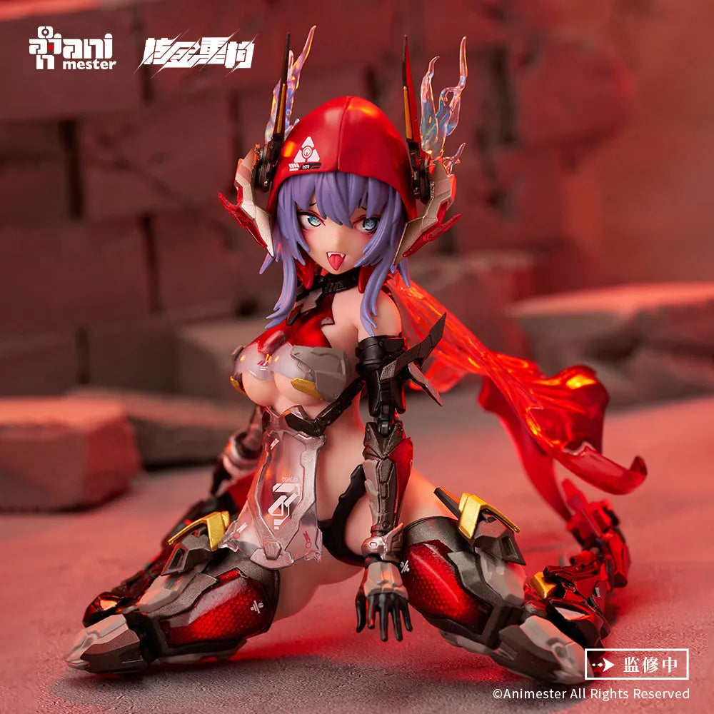 Animester Mecha Girl Action Figure Nuclear Gold Reconstruction Thunder Task Force Babella Articulated Joints Flexible PVC Body