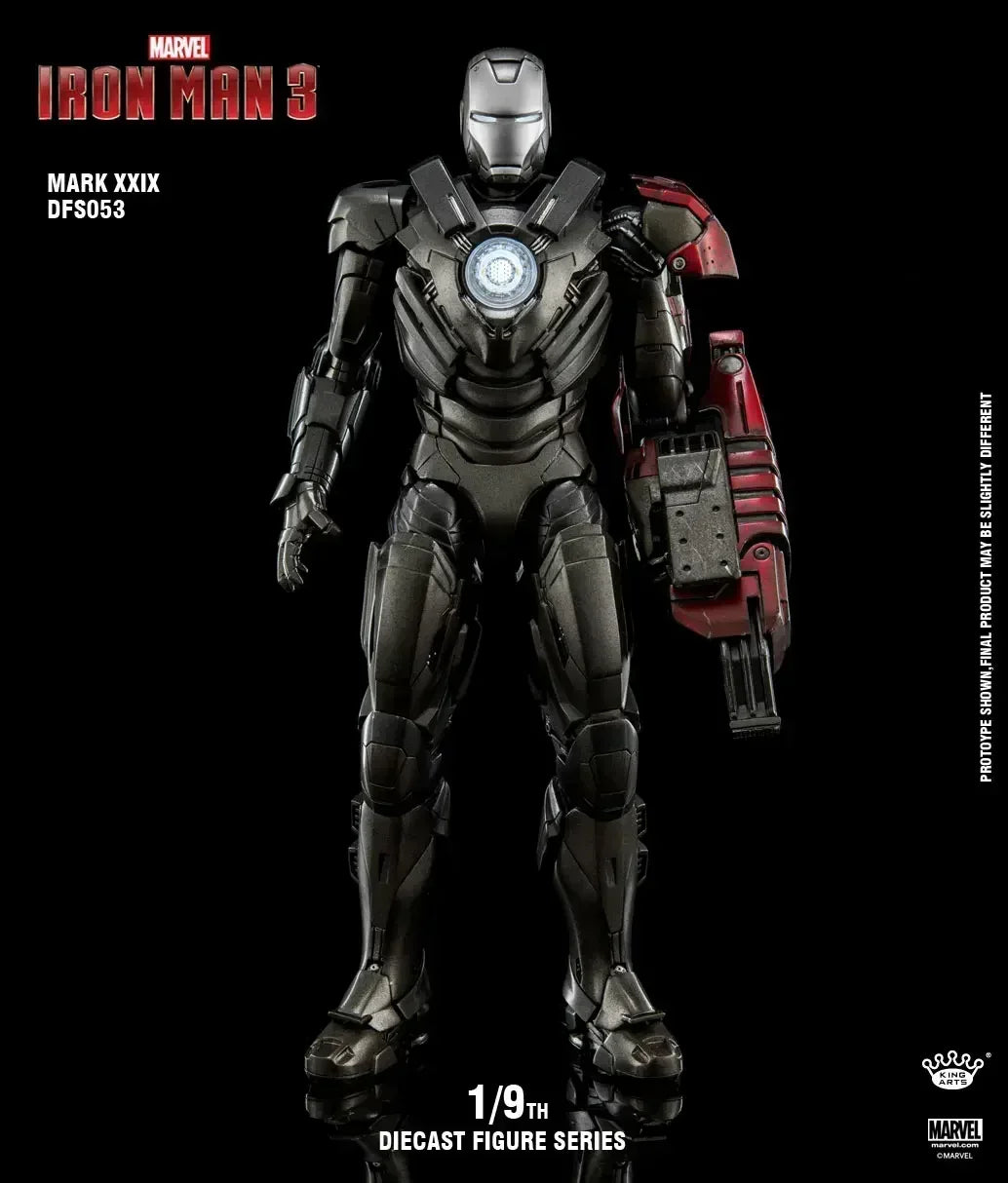 1:9 Mk8 Mk9 Mk11 Mk12 Mk13 Mk14 Marvel Iron Man Kingarts Ka Complete Alloy Toy Figure Assembled Collectible Model Gift Boy Deco