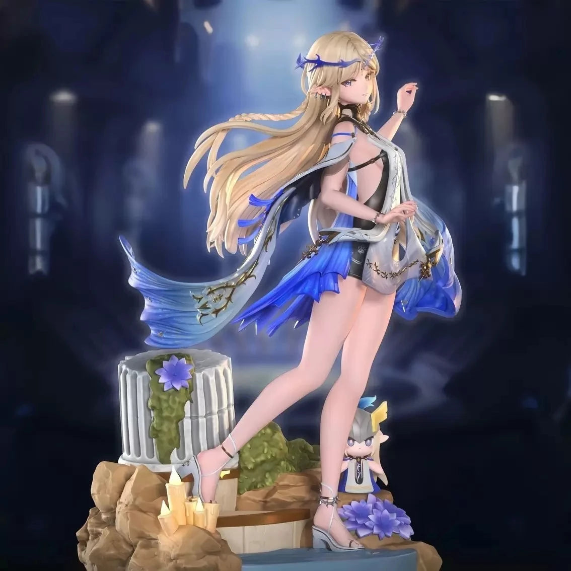 Wuthering Waves Cartethyia Standing Anime Figure GK Resin Collectible Model Desktop Ornament Birthday Gift