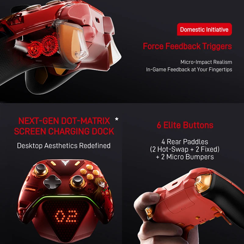 Flydigi APEX 5 EVA Wireless Gaming Controller Co-branded Gamepad for PC/Switch/Phone/TV/Tablet - Global Version