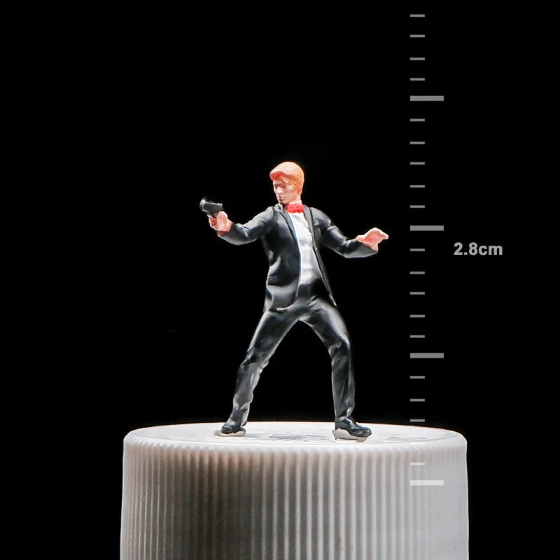 Resin Diorama 1:64 Scale Mini Figures Miniatura  Garage Scenes Minifigures Model Kit DIY Craft Toys Anime Figure Collectible