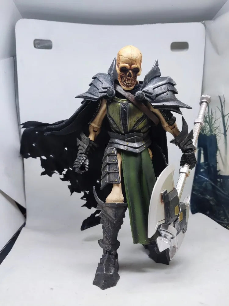 Handmade 1/12 Scale Male Soldier The Four Horsemen Mythical Legion Orc Skull Cloak Accessories For 6in Action Figure Model