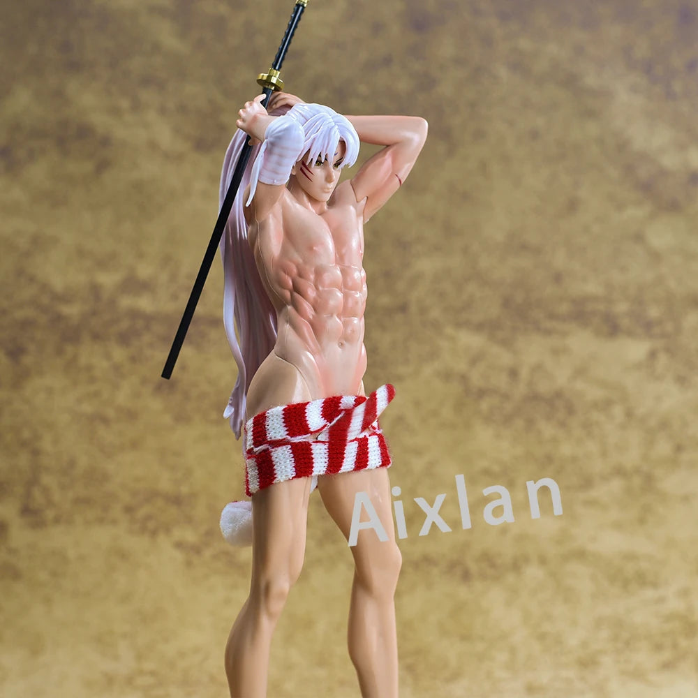 31 cm große Anime-Figur Inuyasha Sesshoumaru, sexy PVC-Actionfigur, Modellspielzeug, Sammlerstück, Weihnachts- oder Geburtstagsgeschenk