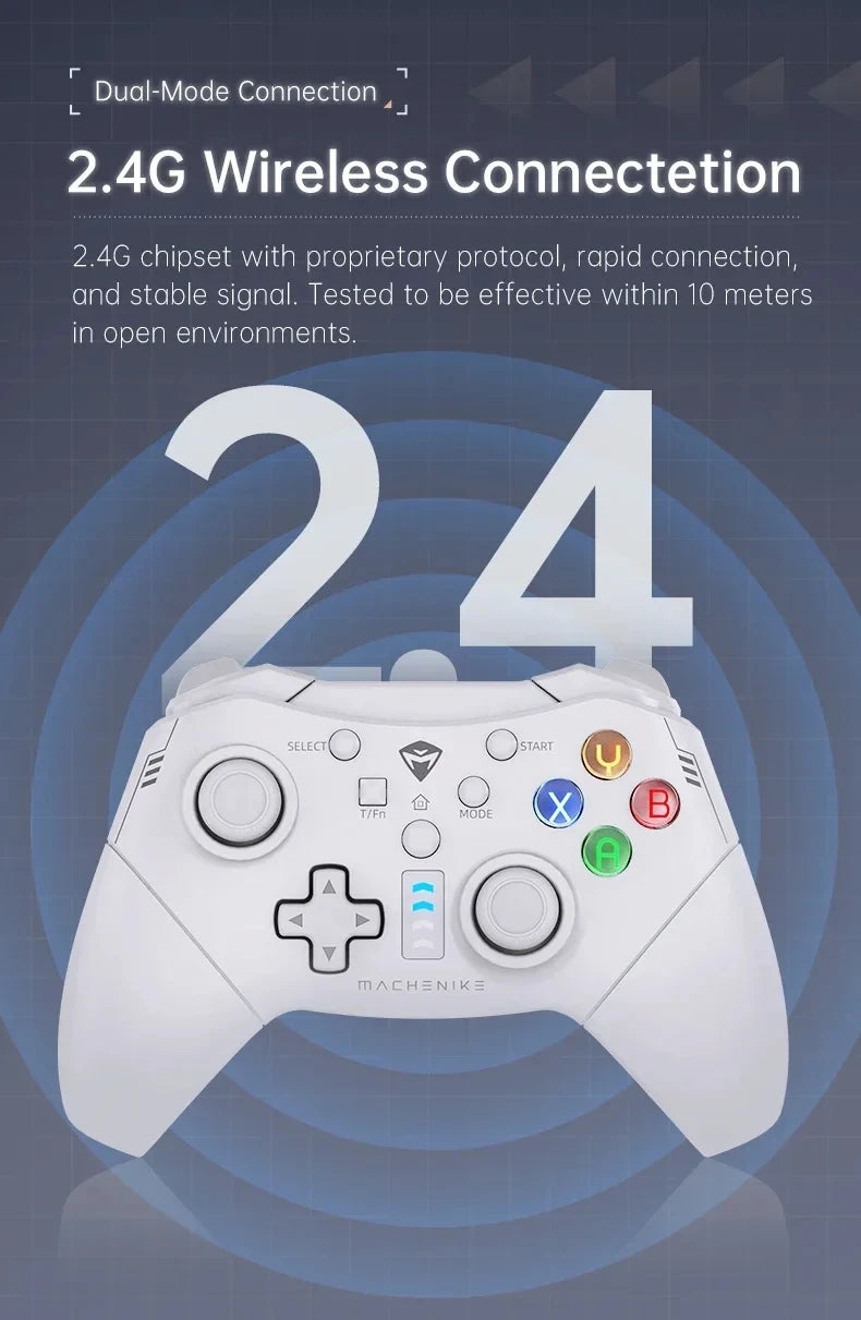 G3S Gamepads wired game controller linear effect joystick RGB 8-channel mechanical tactile D-pad suitable for PC Android gift