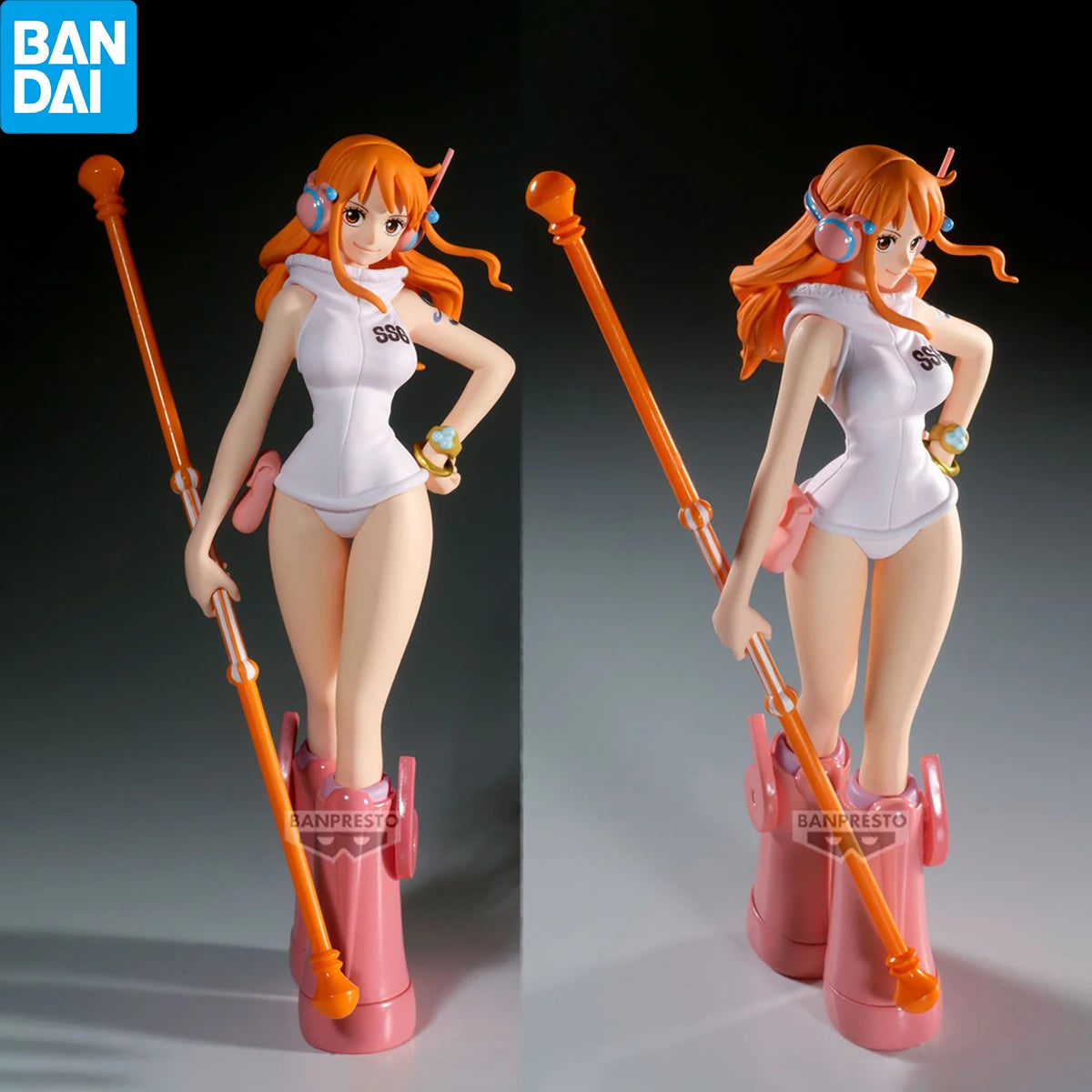 In Stock BANDAI Banpresto "One Piece" The Shukko NAMI ver.EGGHEAD 16cm Bishoujo Doll Original Collectible Anime Figure Model Toy