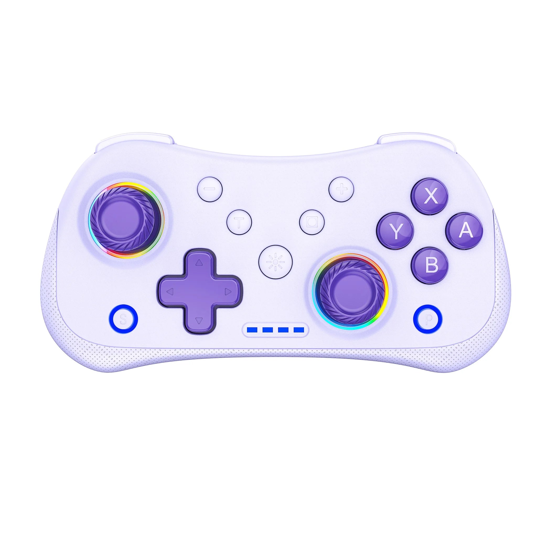 Multi-Functional Wireless Game MINI Gamepad for Switch with RGB Lights and Hall Rocker