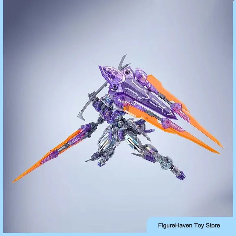 Original Holographic Translucent Valkyrie Hologram Version Mecha Scp Process Toy Assembly Model Action Figures Collectable Gift