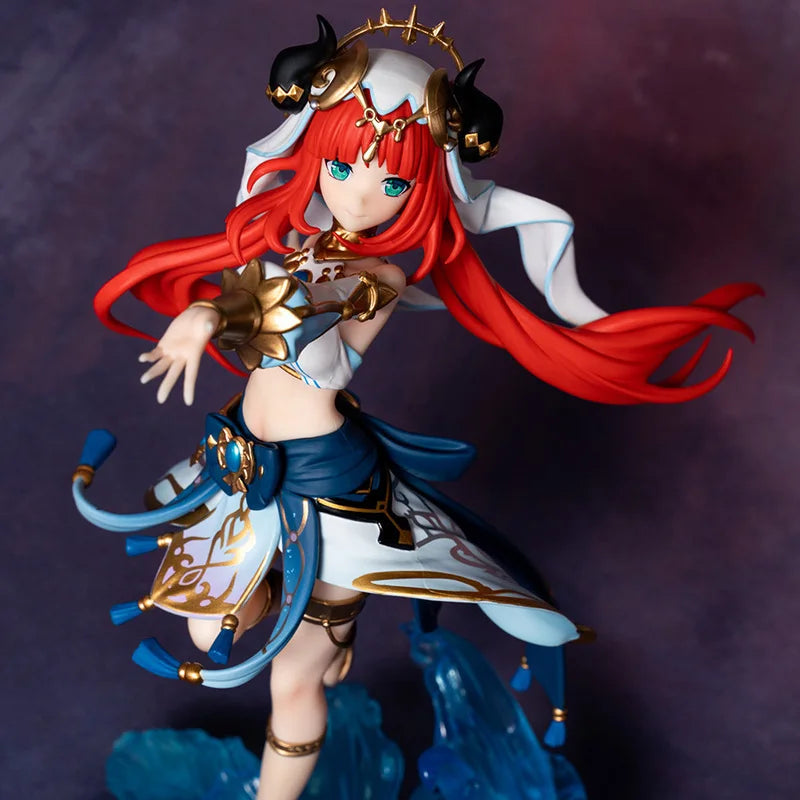 27CM Genshin Impact Cute Nilou Action Figure Game Anime Peripherals Desktop ornament Decor Model Statue Boy Collectible Toy Gift