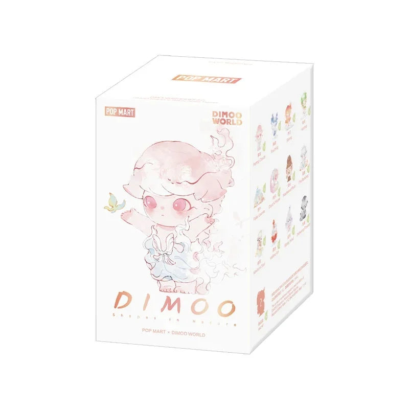 POP MART DIMOO Shapes in Nature Series Blind Box Toys Kawaii Anime Action Figure Surprise Mystery Box Dolls Girls Gift