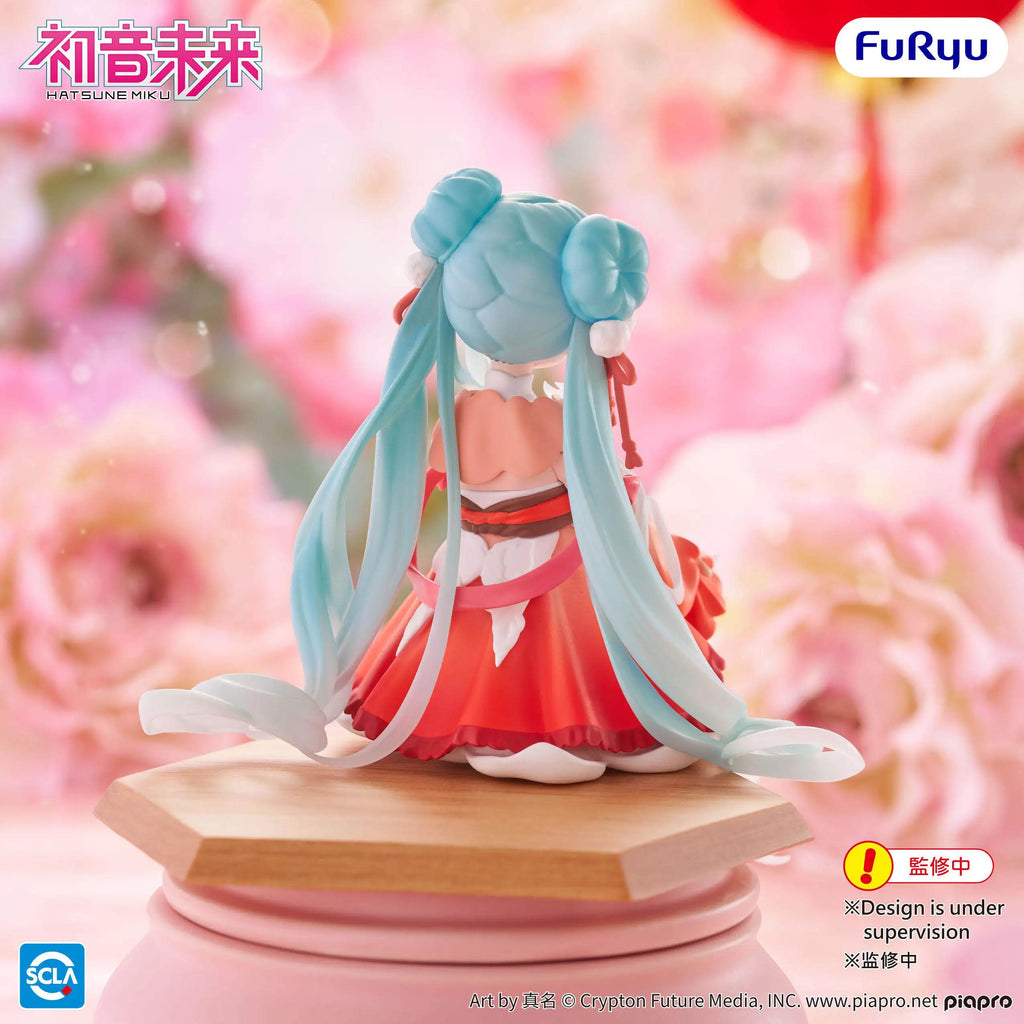 FuRyu Noodle Stopper Hatsune Miku 2026 Spring Festival Ver. PVC 14CM Anime Action Figures Model Collection Toy