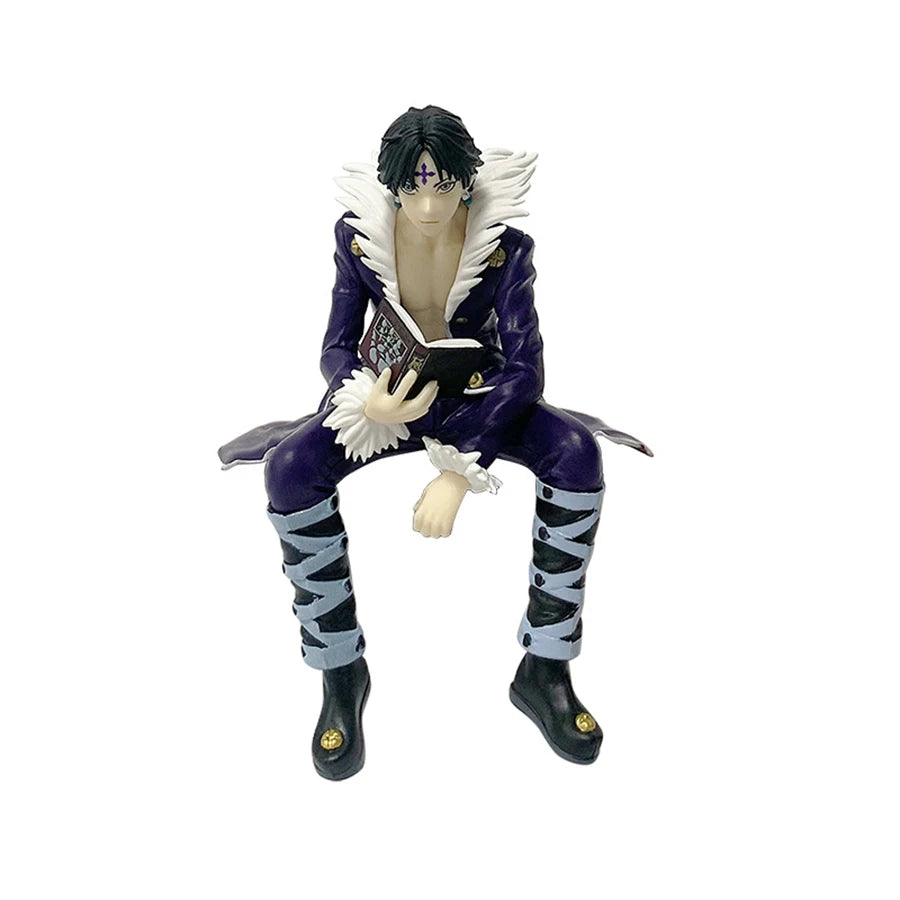 19cm/7.48in Hunter×Hunter Anime Figure Phantom Troupe Hisoka Action Figure Noodle Stopper Figurine PVC Collection Model Doll Toy