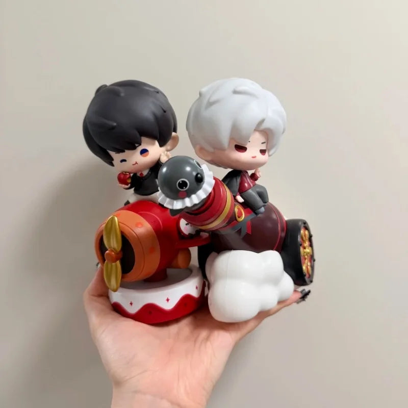 New Genuine Love And Deepspace Xavier Zayne Rafayel Sylus Caleb Q Version Anime Figure Mdoel Desktop Decoration Toy Gifts