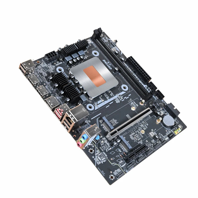 DIY-Gaming-Computer-Motherboard mit Onboard-CPU 13. Core Interpose Kit Q1J1 ES 0000 8C12T DDR4 RAM LGA115X Desktop-PC