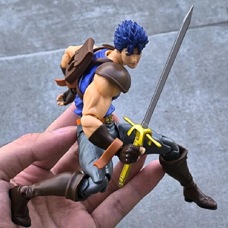 Bandai Original S.H.Figuarts Jojo'S Bizarre Adventure: Stardust Crusaders Jotaro Kujo Jonathan Figure Toys For Boys Girls Gift