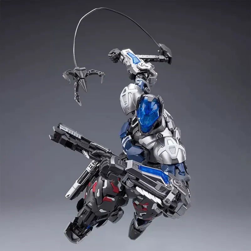 Hemoxian 1/10 Batman Arkham Knight Two Forms Switchable Assembly Model Kit Light Up Action Figure Superhero Model Toy Boys Gift