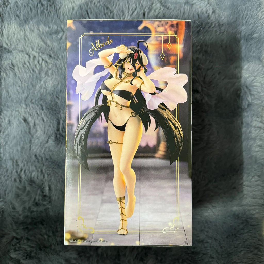 Genuine Banpresto Overload 21cm Albedo Action Figures Collection Model Toy Christmas Gifts