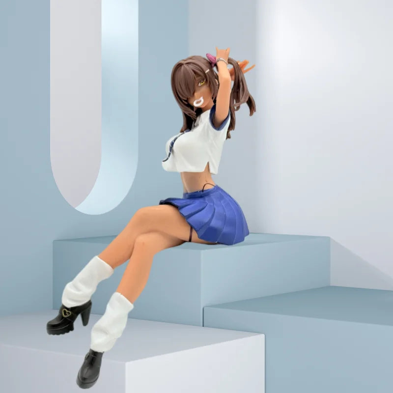 Anime Nikke Spielcharakter Actionfiguren Desktop-Chassis Ornament Sexy Girl Modell Puppe Otaku Collection Trendy Spielzeuggeschenk für Erwachsene