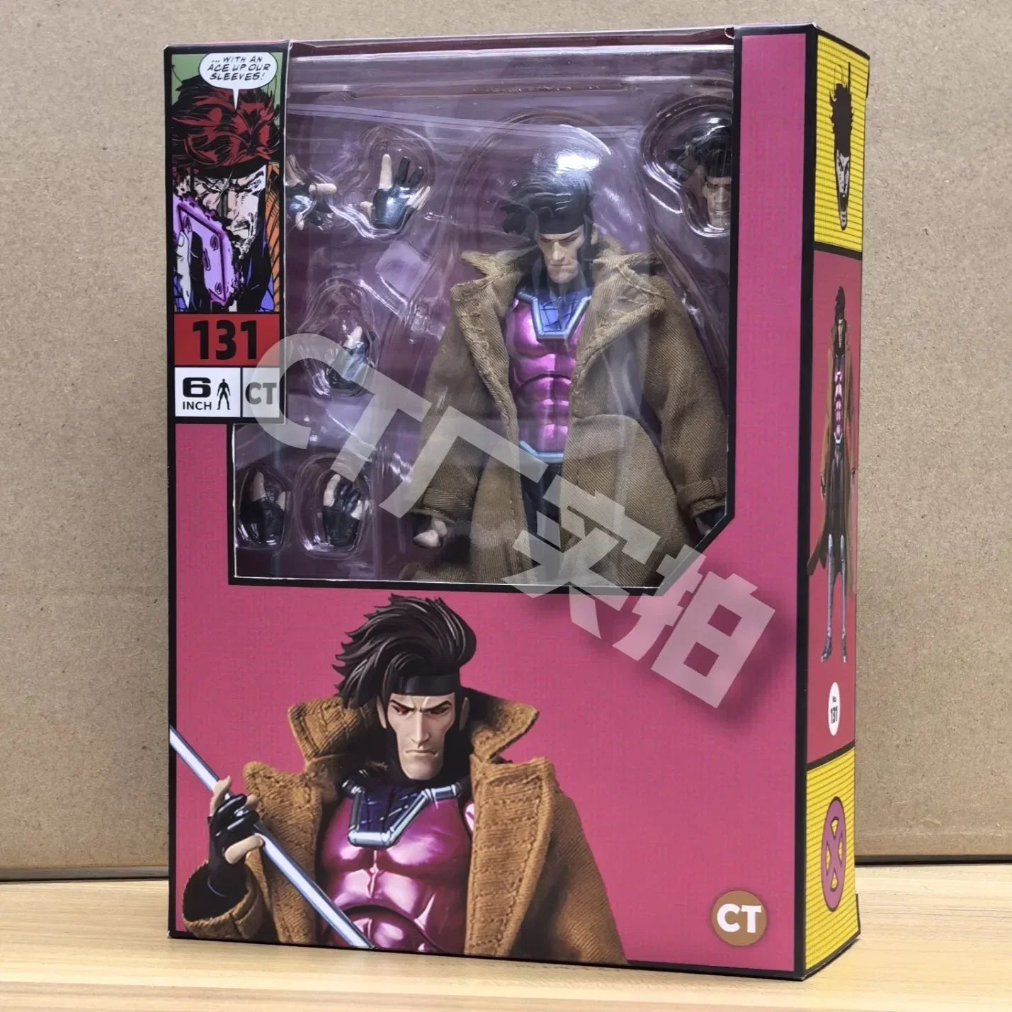 Original Ct Toys Gambit Mafex 131 – X-Men Wolverine SHF Anime Figurine – Customized Gift Toy