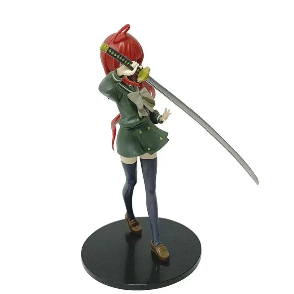 19CM Anime Shakugan no Shana Shana Punish the crime PVC Action Figures Model Collection Ornament Anime Cartoon Model Toy Gift