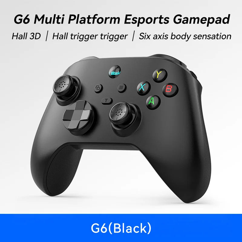 G6 Mobile Game Controller For Switch/IOS/Andriod/PC Support Streaming media/cloud Game Mobile Phone GamePad Hall effect joystick