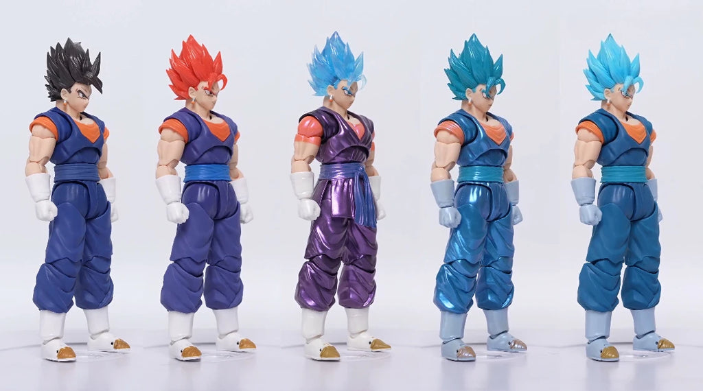 YG-MW Studio OC Toys Super Saiyan Vegetto Action Figures Dragon Ball SHF Super Saiyan SSJ Vegetto Son Goku Vegeta 3.0 Body