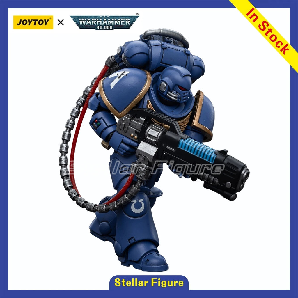 【SF】JOYTOY 1/18 Action Figure Ultramarines Hellblasters Brother Torsus Model Toys Gifts Collection Ornaments
