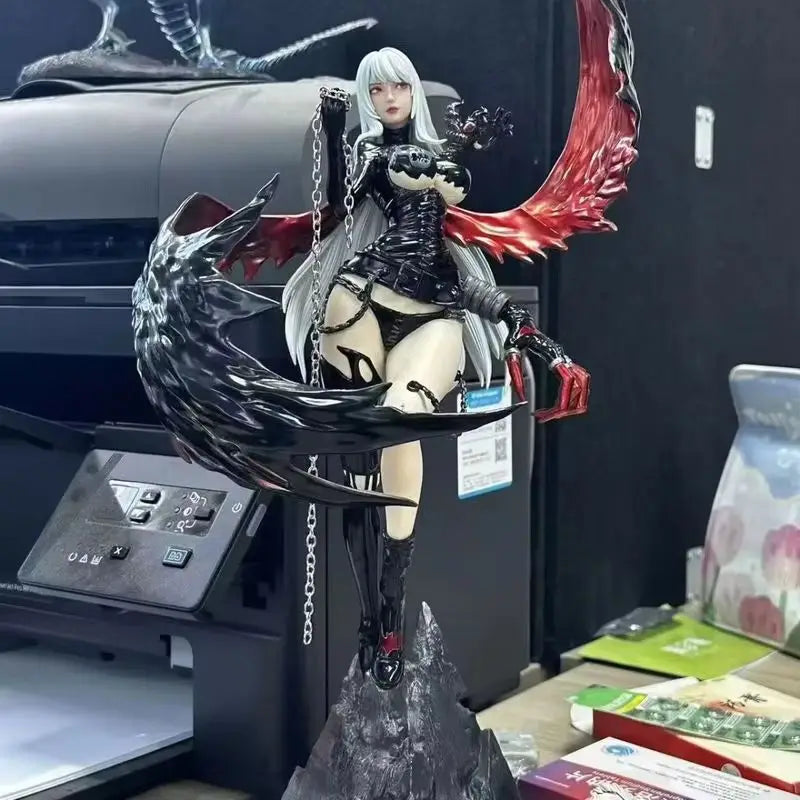 In Stock Anime Lady Devimon Figure Digimon Action Figures Figurine Pvc Doll Desk Decor Statue Collection Model Festival Gifts
