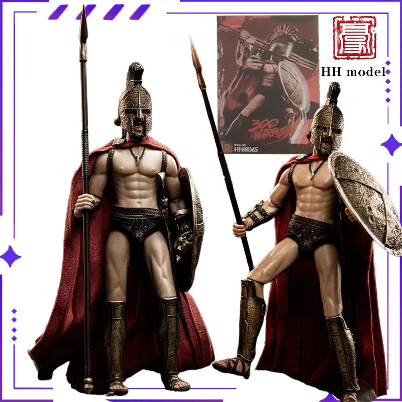 HHMODEL Original Spartan Warrior Sparta 300 Doujin 1/12 Movie Movable Doll Figurine Model Toy Ornament Collection Gift in Stock