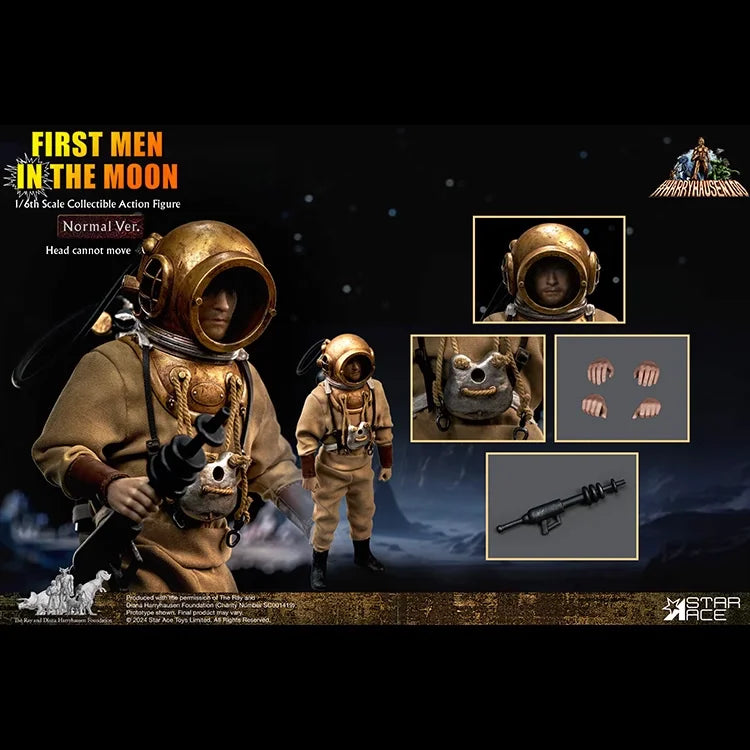 StarAce 1/6 SA0140 The First Man on the Moon Arnold Bedford Action Figure Model Toys30CM Collection Scene Decoration Gift