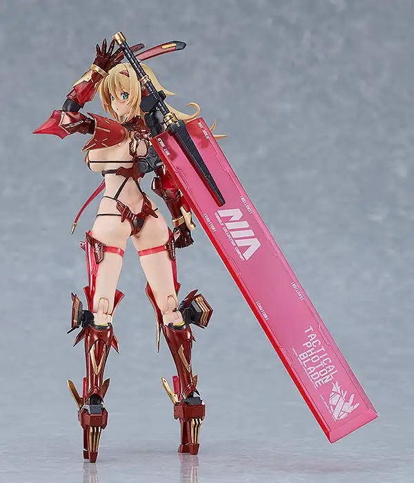 Max Factory Good Smile figma Veronica Sweetheart Bunny Suit Planning Movable Figure 170mm With 4 Faces & Weapons Collectible