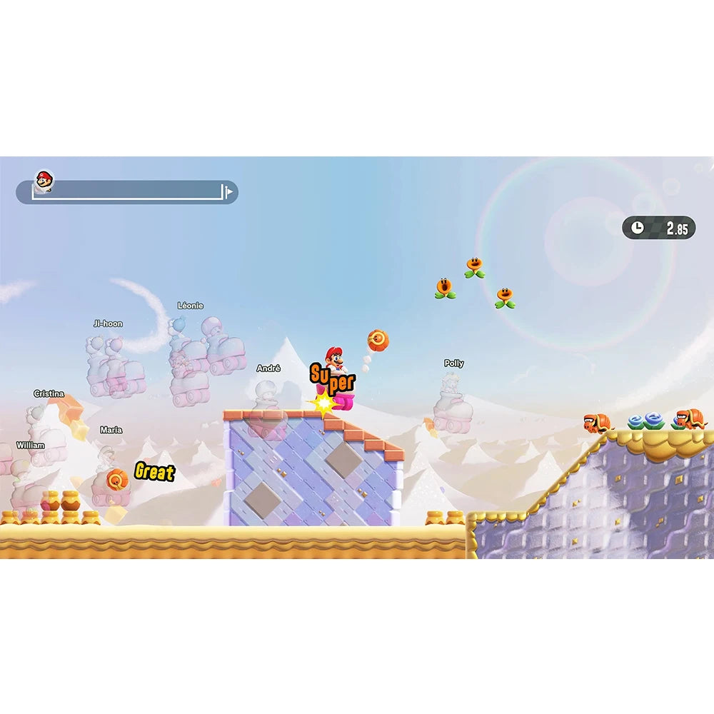 Nintendo Switch Game - Super Mario Bros. Wonder + Meetup in Bellabel Park  - Games Cartridge Physical Card TV Tabletop Handheld