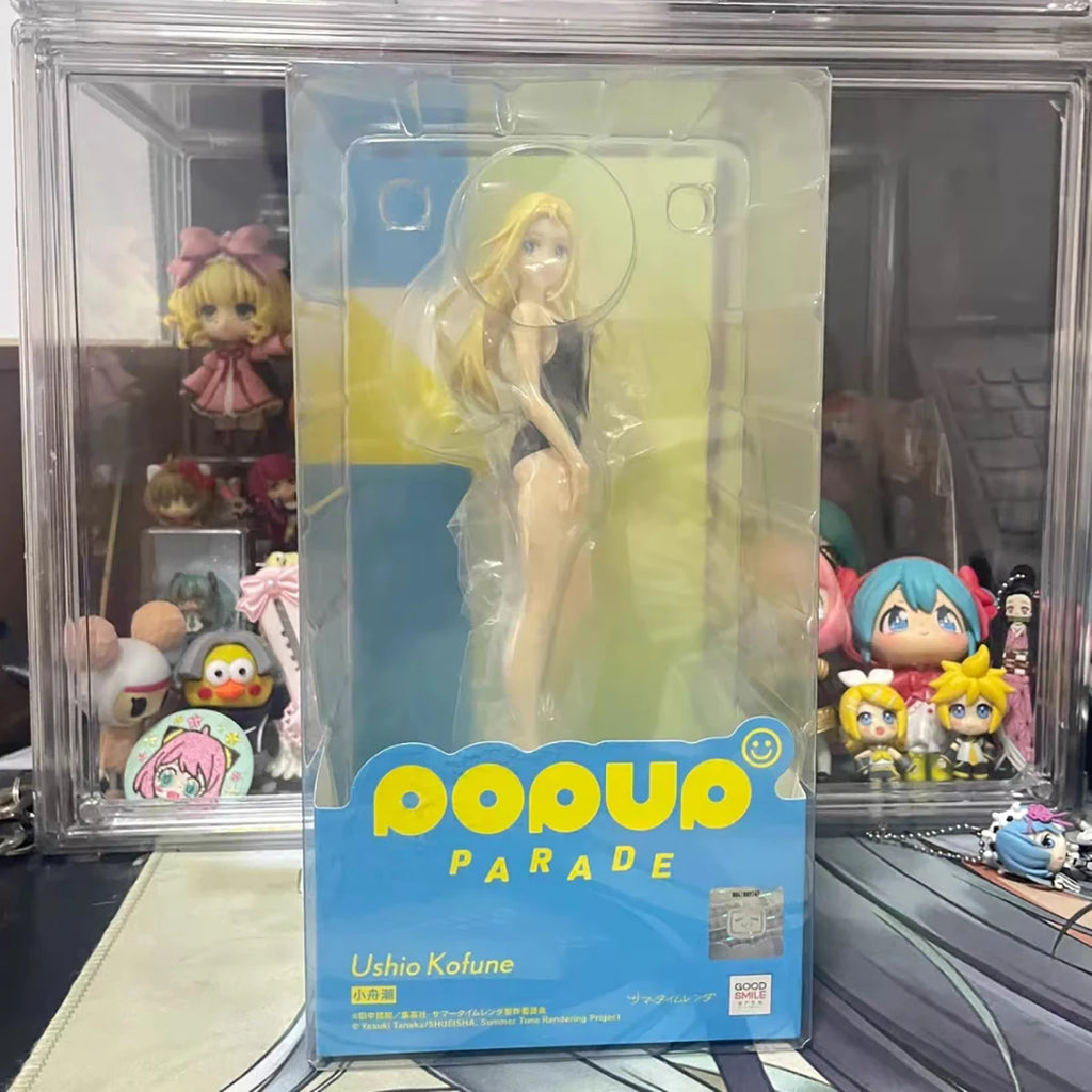 Original Genuine Good Smile Company Prepainted Pop Up Parade Summer Time Rendering Kofune Ushio H=160mm Anime Character Figure