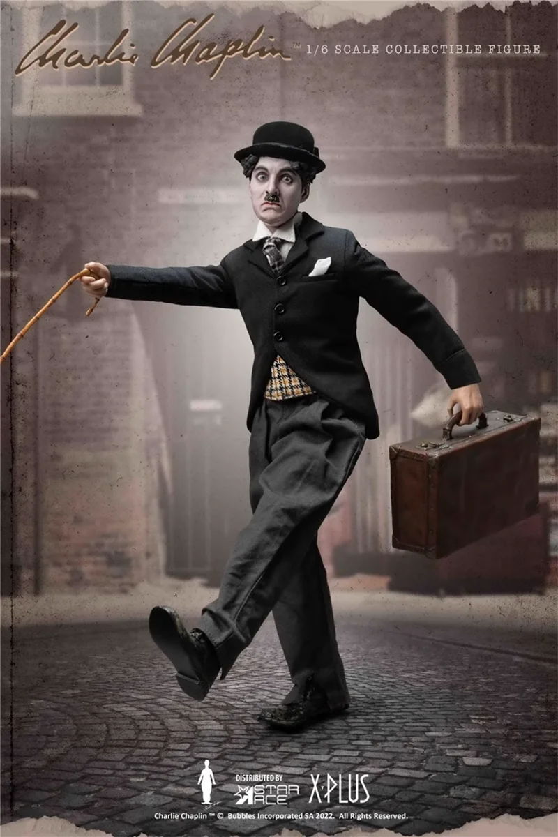 Original Star Ace Toys SA0109/110 1/6 World Comedy Master Charles Chaplin Action Figure Model Toys Collection Scene Ornament30CM
