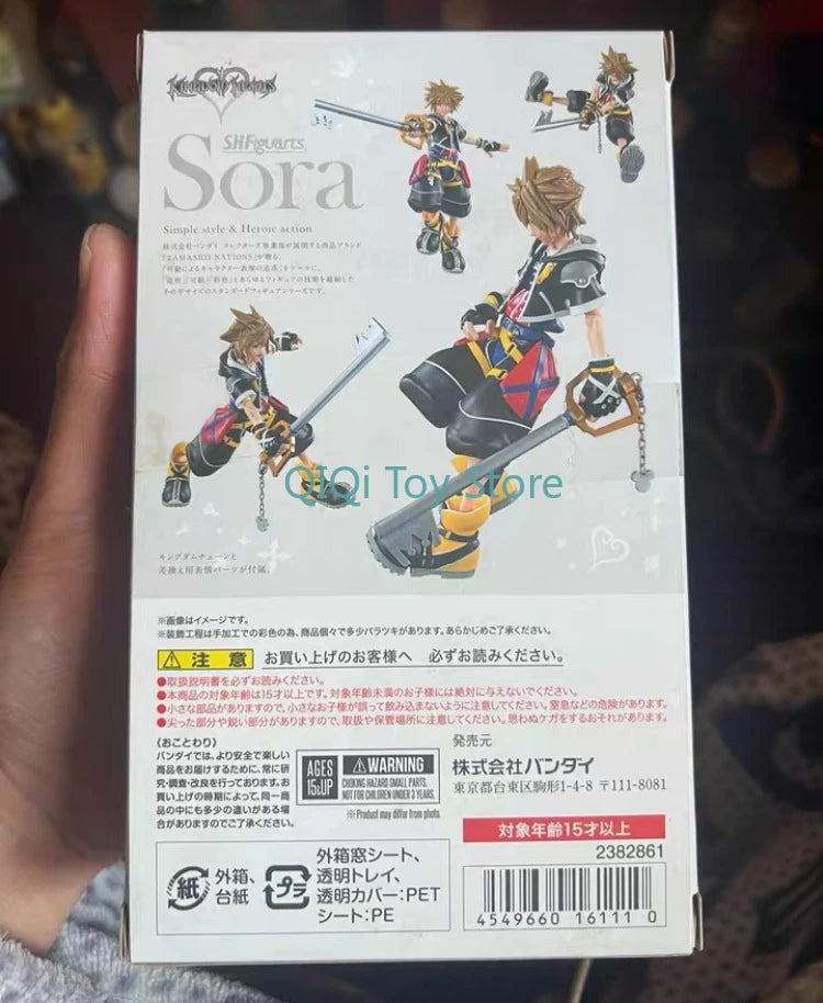 The height of Bandai SHF Kingdom Hearts Sola is about 15cm SSWW2