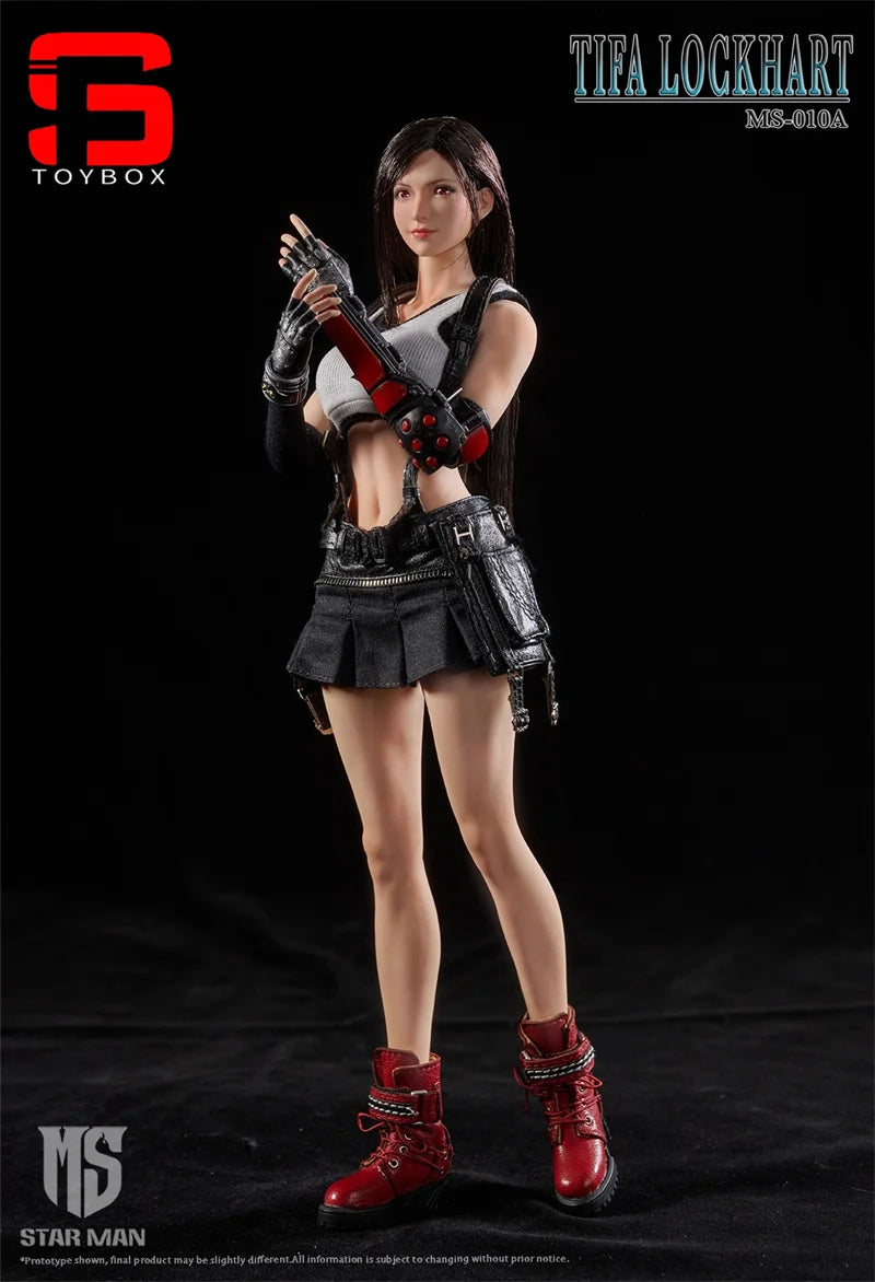 In Stock STAR MAN MS-010 1/6 Tifa Movable Eyes Action Figure 12'' Female Soldier Figurine Full Set Collectible Model Toy