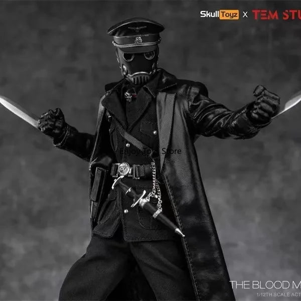 Spot Goods  Commander Scarlet Night 1/12 Clockworkman Hellboy 1/12 Movable Soldier Figure Model