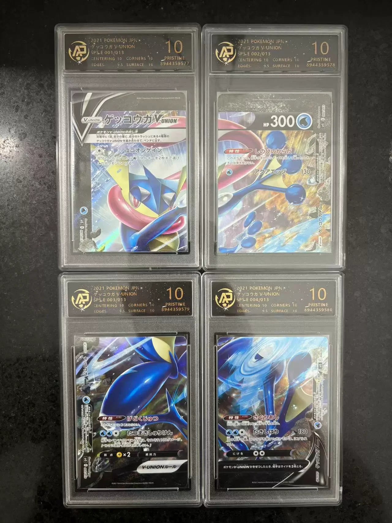 In Stock Pkm PTCG Card Original Partner Rayquaza Greninja Zacian Japanese Version 10 Point Rating Card Collection Game Cards Toy