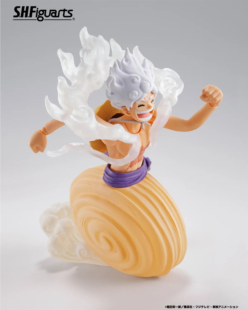 Original Bandai Sh Figuarts SHF ONE PIECE Monkey.D.Luffy Gear5 Future Island Egghead Action Figures Anime Model Toys Collection