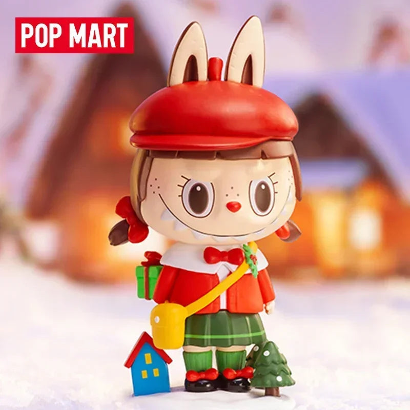 POP MART LABUBU THE MONSTERS Let's Christmas Serie Blind Box Mystery Box Guess Bag Spielzeug Puppe Niedliche Anime Figur Schreibtischdekoration