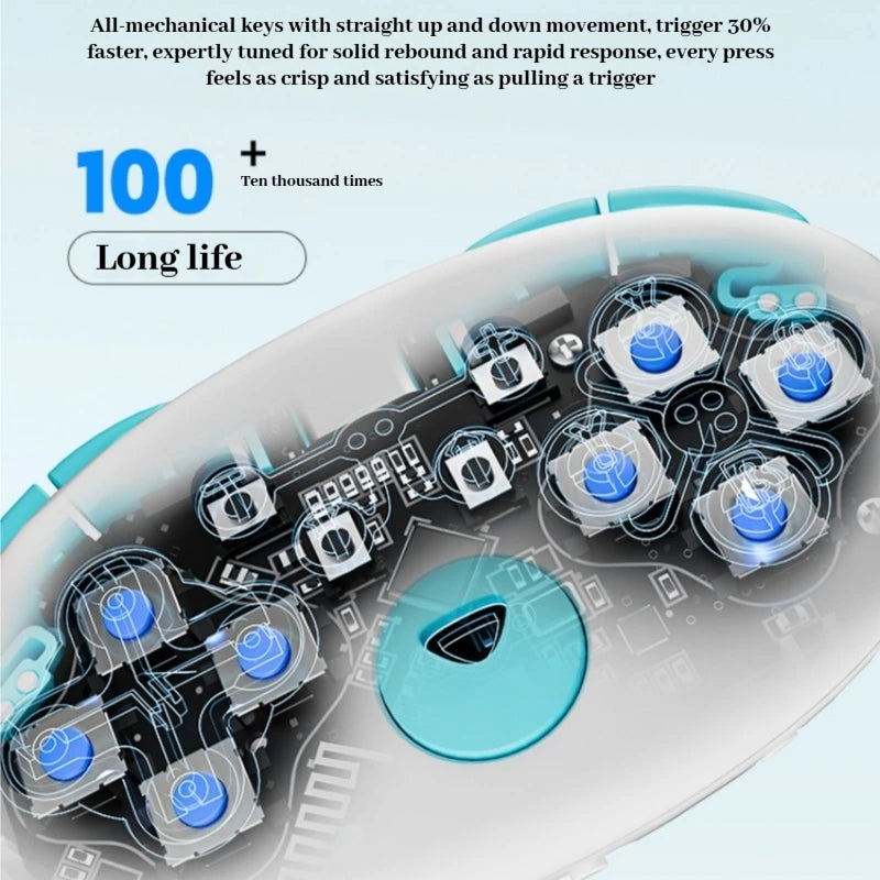 Aolion N5 Mini Game Controller Suitable For Switch2 Double Row Mischievous Kitchen Pc Computer Steam Android Ios Mobile Gamepad